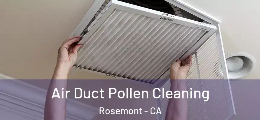 Air Duct Pollen Cleaning Rosemont - CA