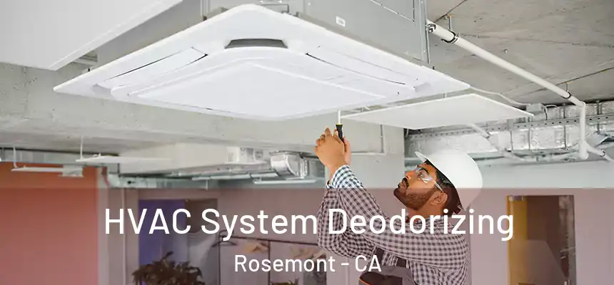  HVAC System Deodorizing Rosemont - CA